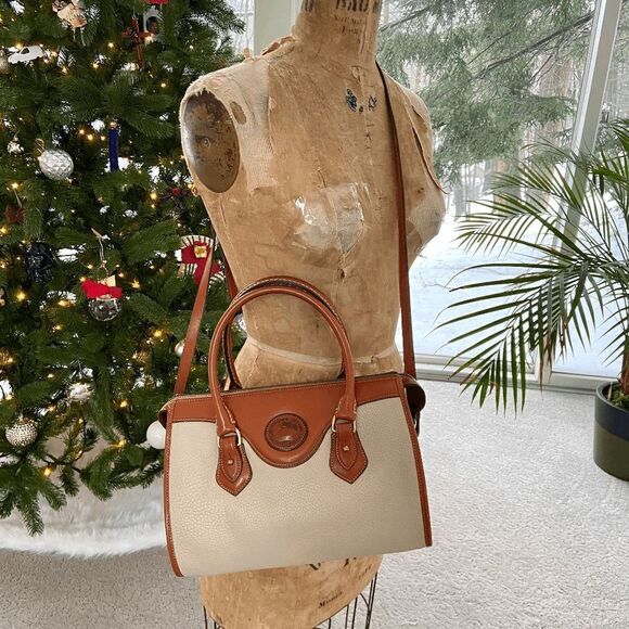 Authentic 90s Dooney & Bourke Custom Restored Convertable Shoulder Satchel - Picture 2 of 14